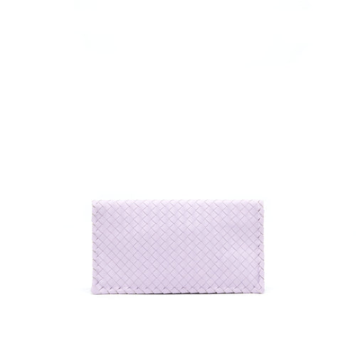 BOTTEGA VENETA FOLD CLUTCH LIGHT PURPLE