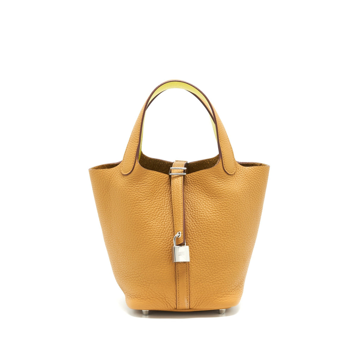 HERMES PICOTIN 18 LOCK BAG SESAME/LIME SHW