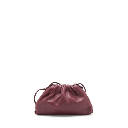 BOTTEGA VENETA THE MINI POUCH DARK RED