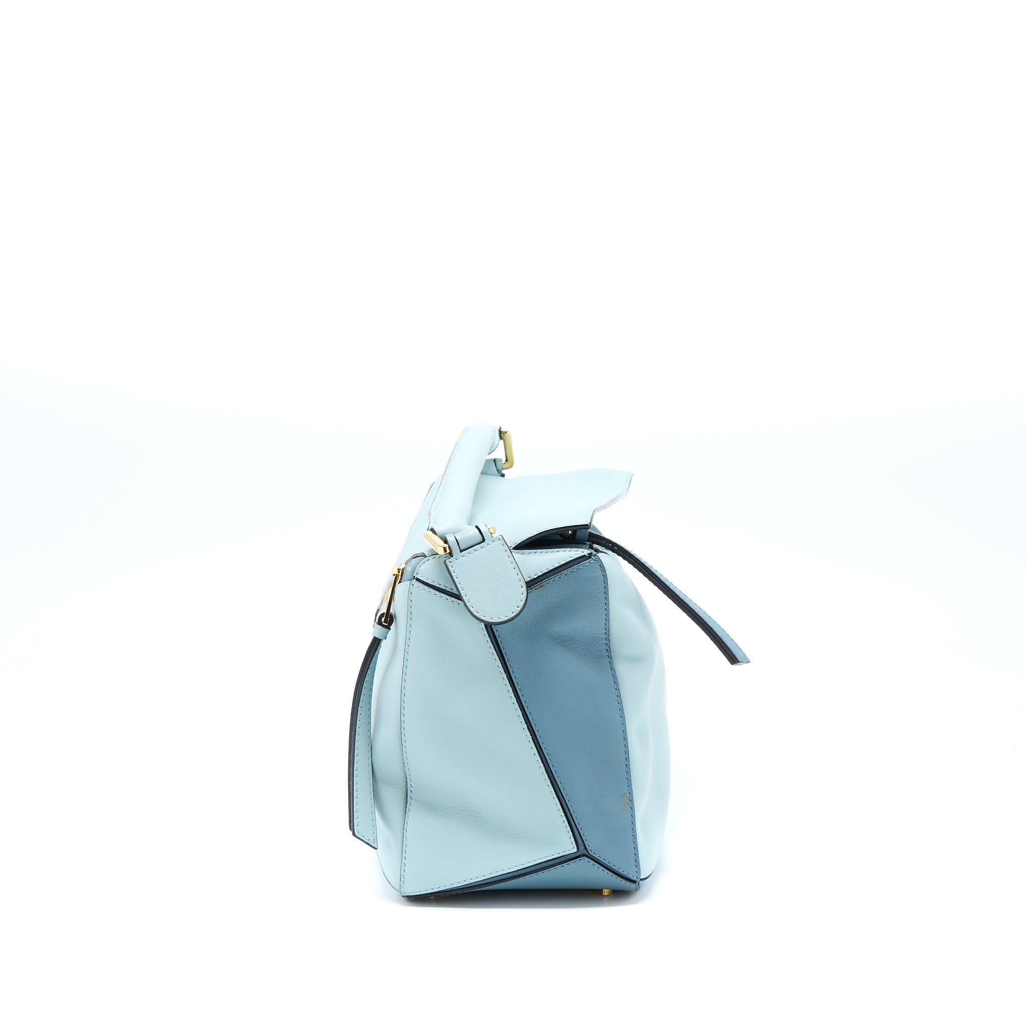 LOEWE PUZZLE BAG CALFSKIN LIGHT BLUE SHW