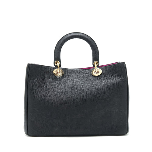 DIOR DIORISSIMO TOTE BAG BLACK LGHW