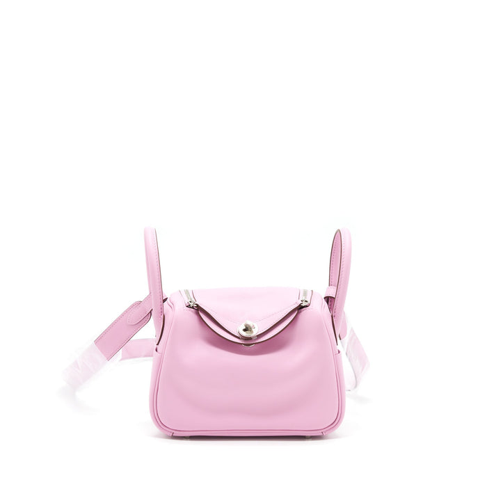 HERMES MINI LINDY SWIFT X9 MAUVE SYLVESTRE SHW