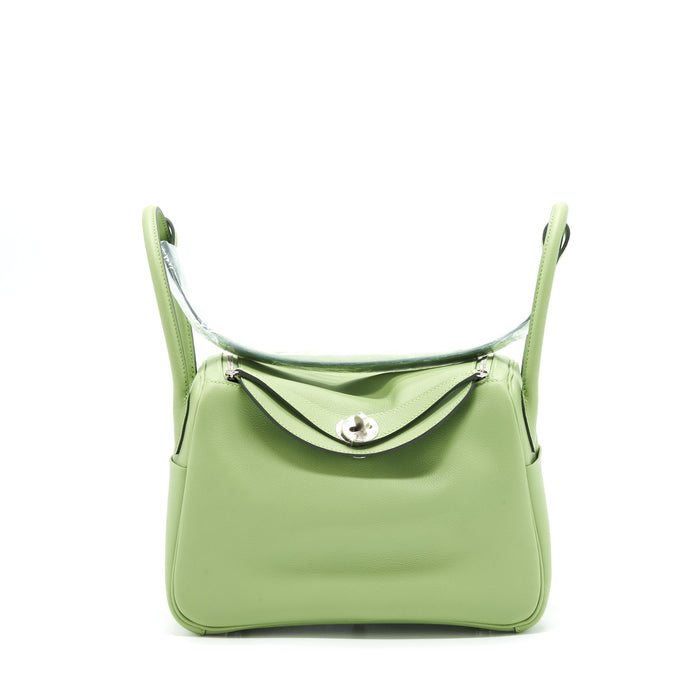 HERMES LINDY 26 EVERCOLOR VERT CRIQUET SHW