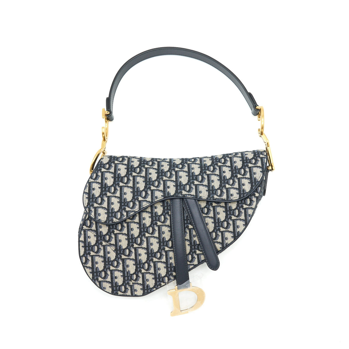 DIOR MEDIUM SADDLE BAG OBLIQUE GHW