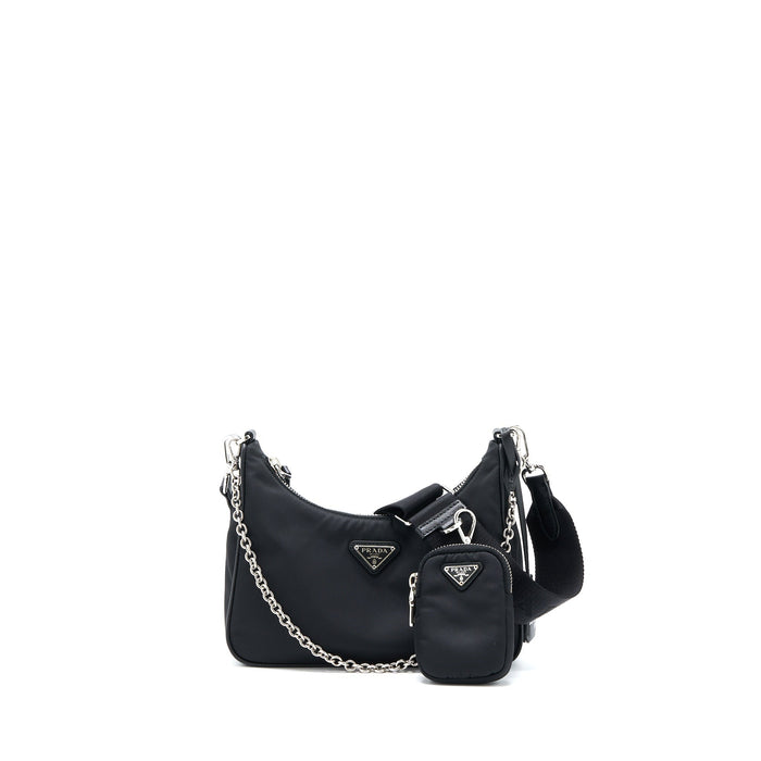 PRADA RE-EDITION 2005 RE-NYLON BAG BLACK SHW