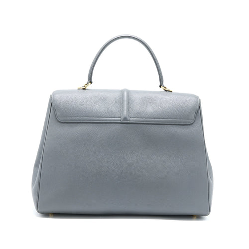 CELINE 16 BAG GRAINED CALFSKIN GREY GHW