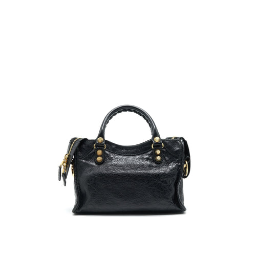 BALENCIAGA MINI CITY BLACK WITH GHW