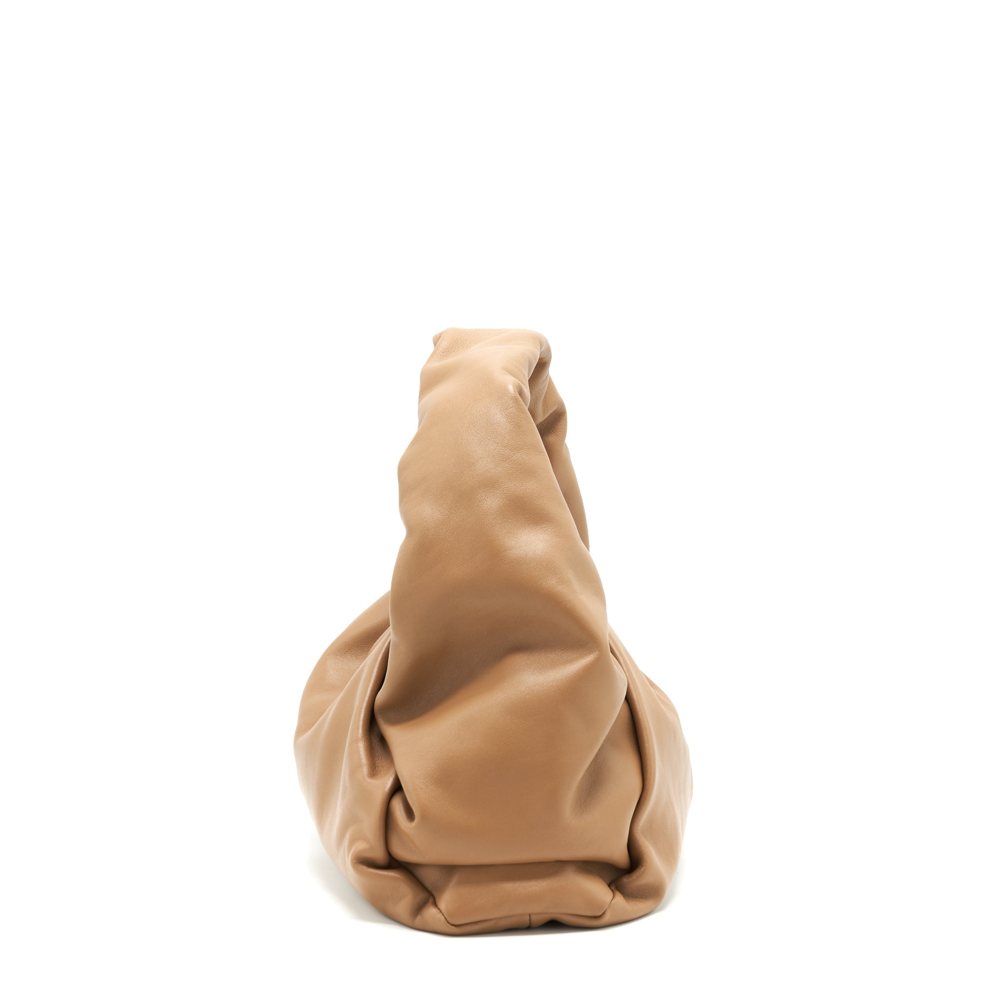 BOTTEGA VENETA SHOULDER POUCH CAMEL