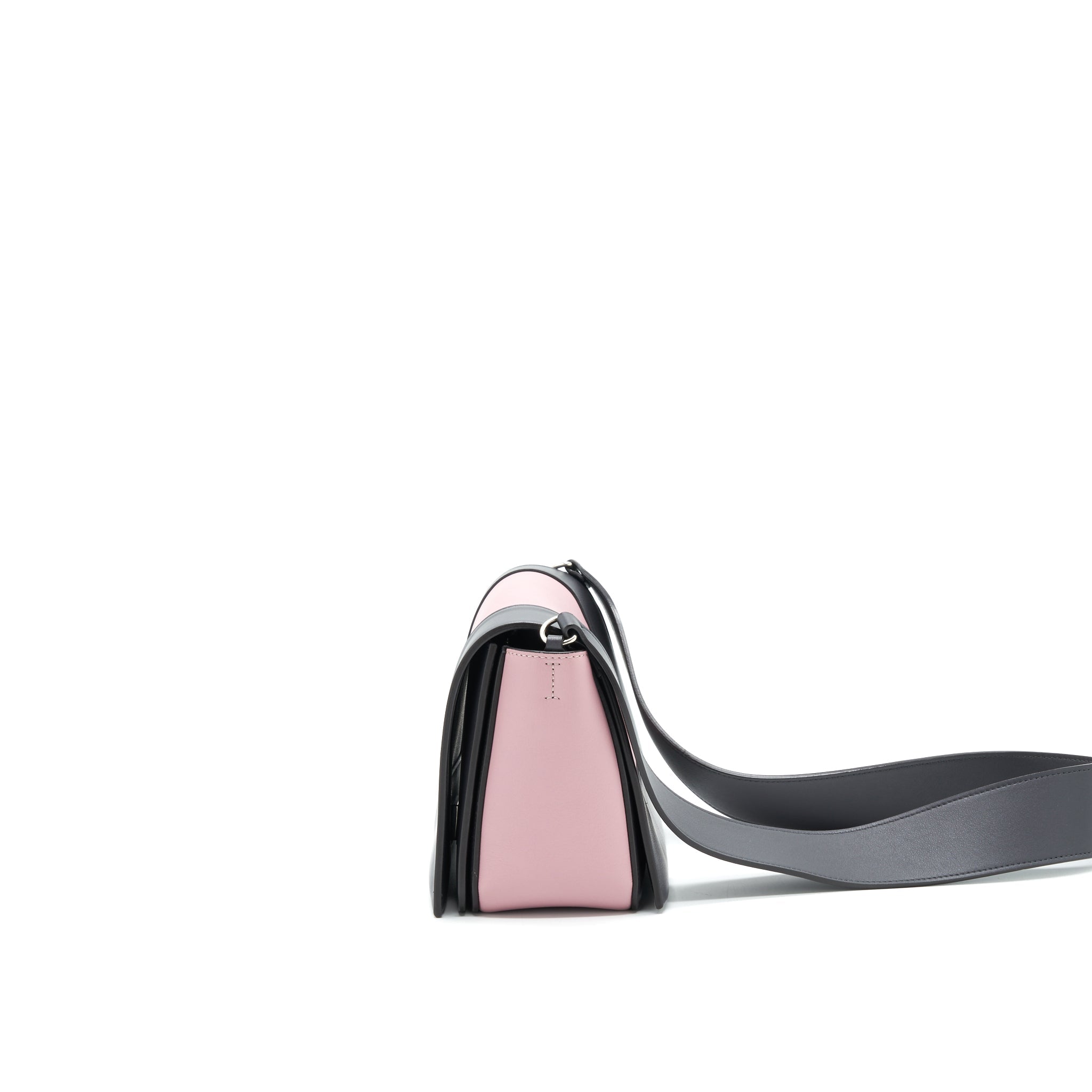 CELINE FRAME SHOULDER BAG LIGHT PURPLE/ DARK GREY