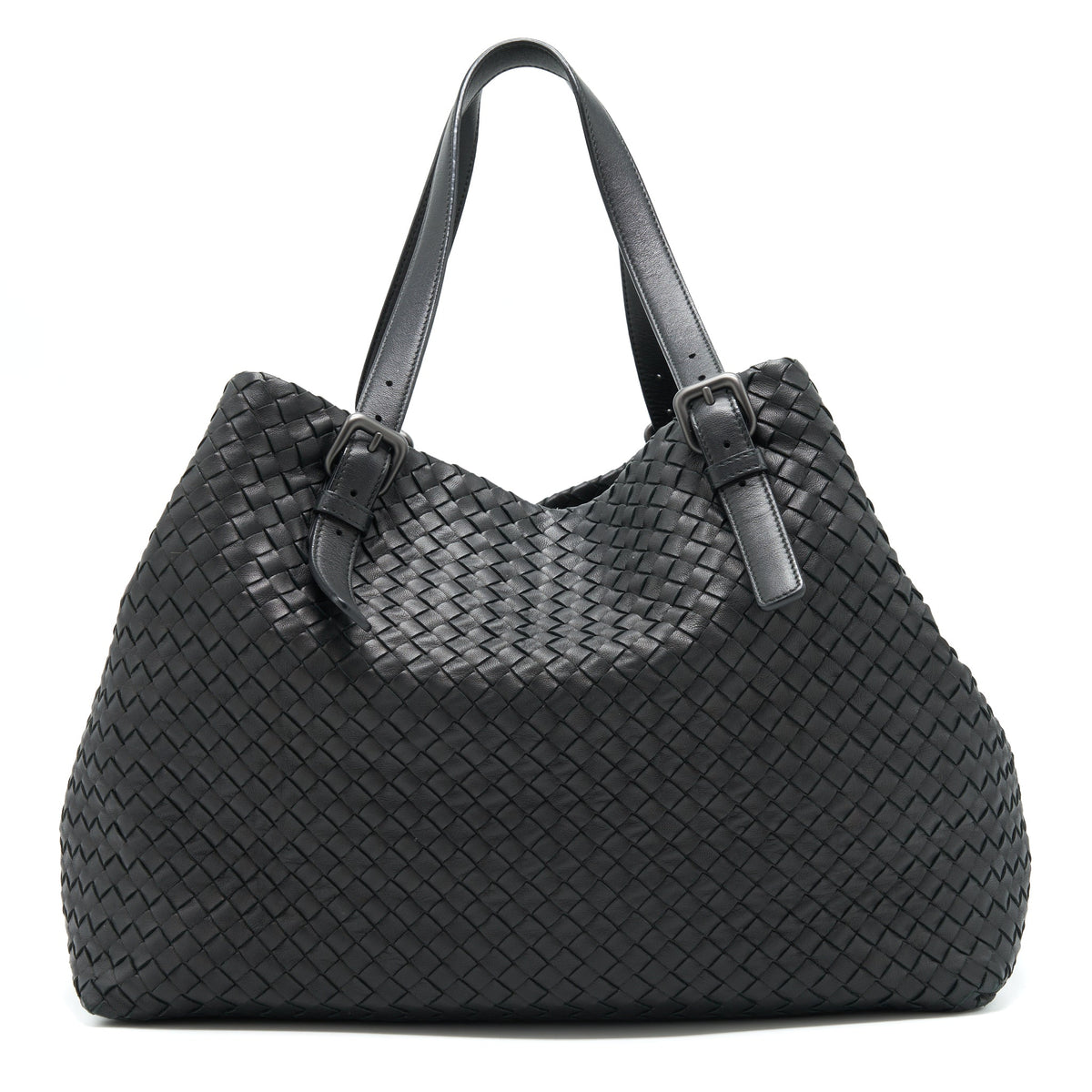 BOTTEGA VENETA LARGE TOTE BAG BLACK