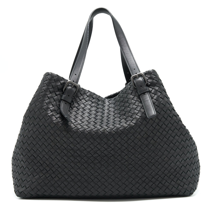 BOTTEGA VENETA LARGE TOTE BAG BLACK