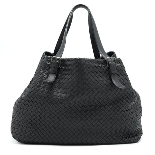 BOTTEGA VENETA LARGE TOTE BAG BLACK