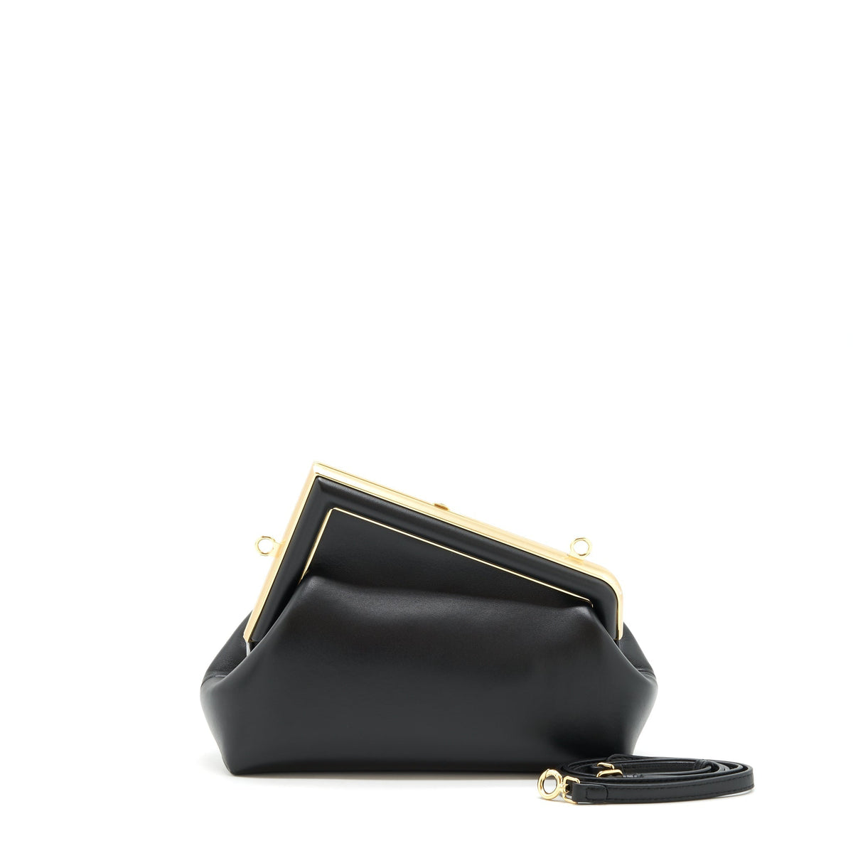 FENDI FENDI FIRST BAG SMALL NAPPA BLACK GHW