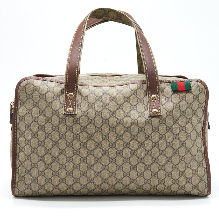 GUCCI TOTE BAG GG SUPREME BEIGE/MULTICOLOUR GHW