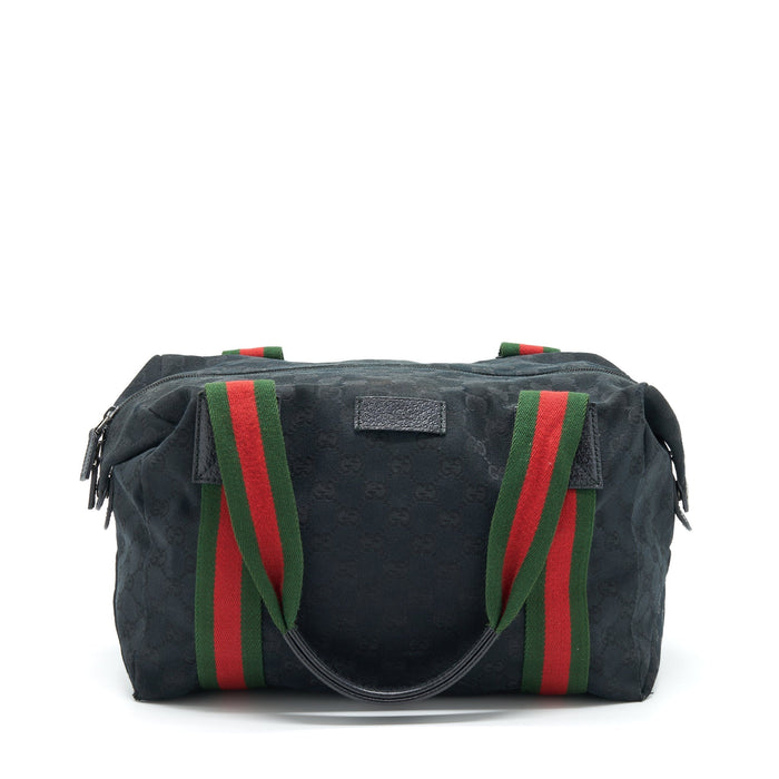 GUCCI TOTE FABRIC GG SUPREME BLACK