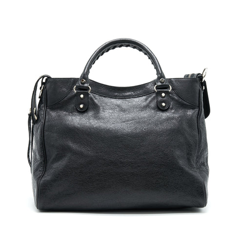 BALENCIAGA SHOULDER HANDBAG IN BLACK IN SHW