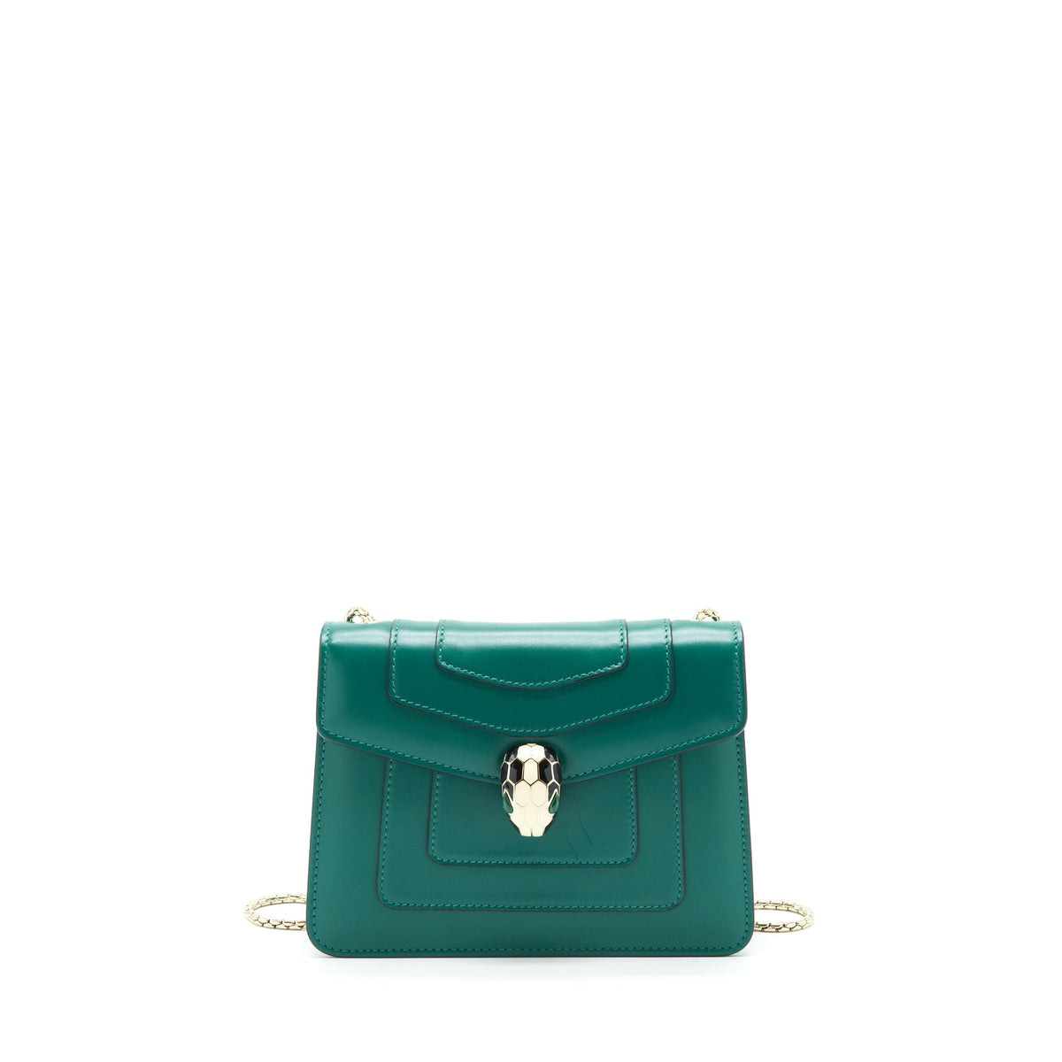 BVLGARI SERPENTI FOREVER CROSSBODY GREEN