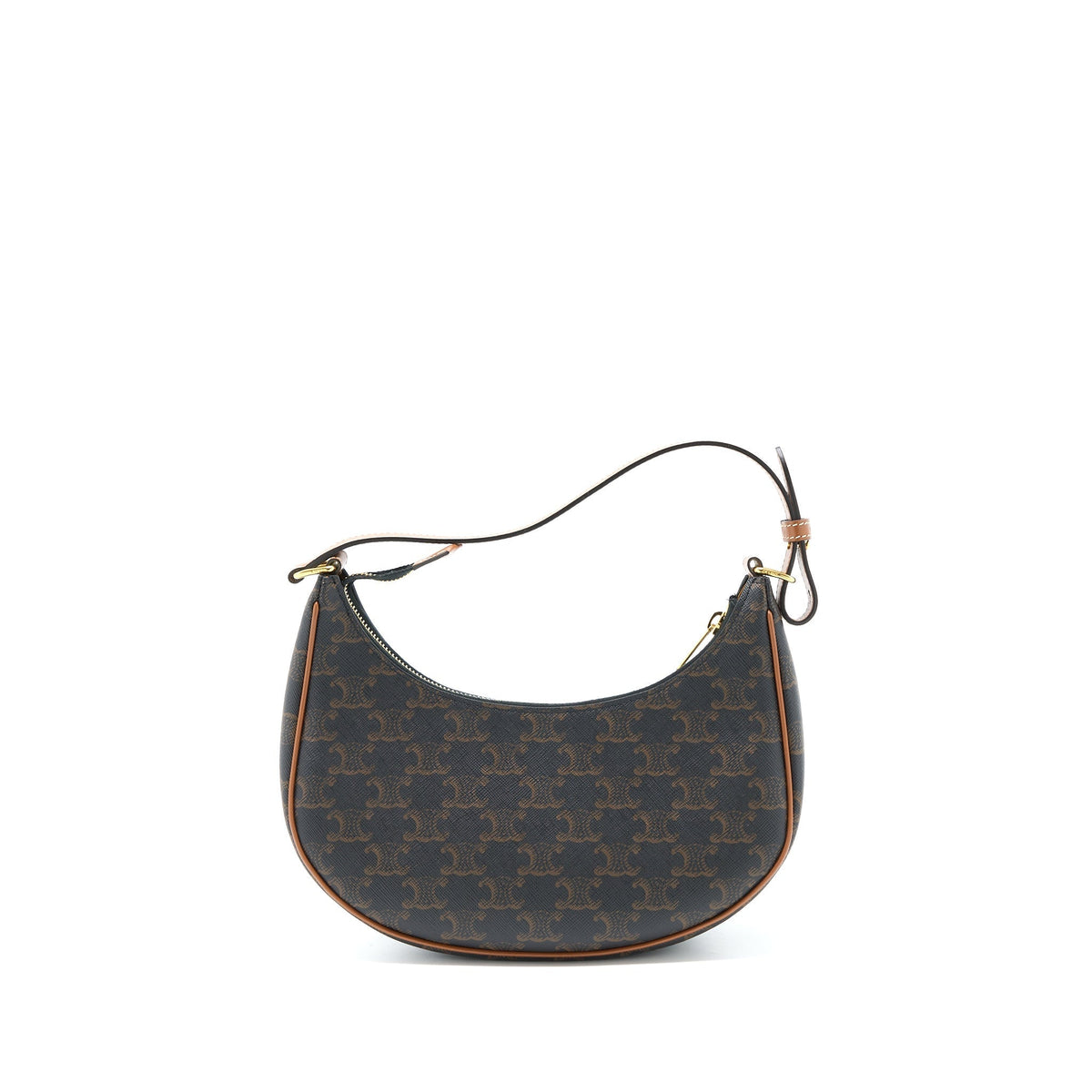 CELINE AVA BAG TRIOPHE CANVAS/CALFSKIN TAN GHW