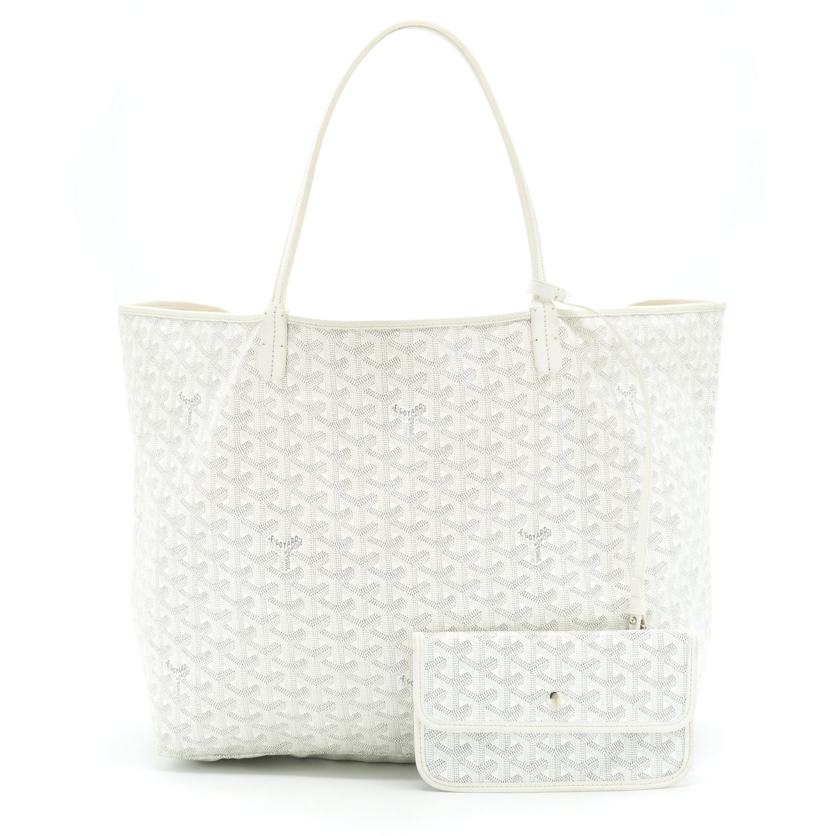 GOYARD SAINT LOUIS TOTE GM WHITE
