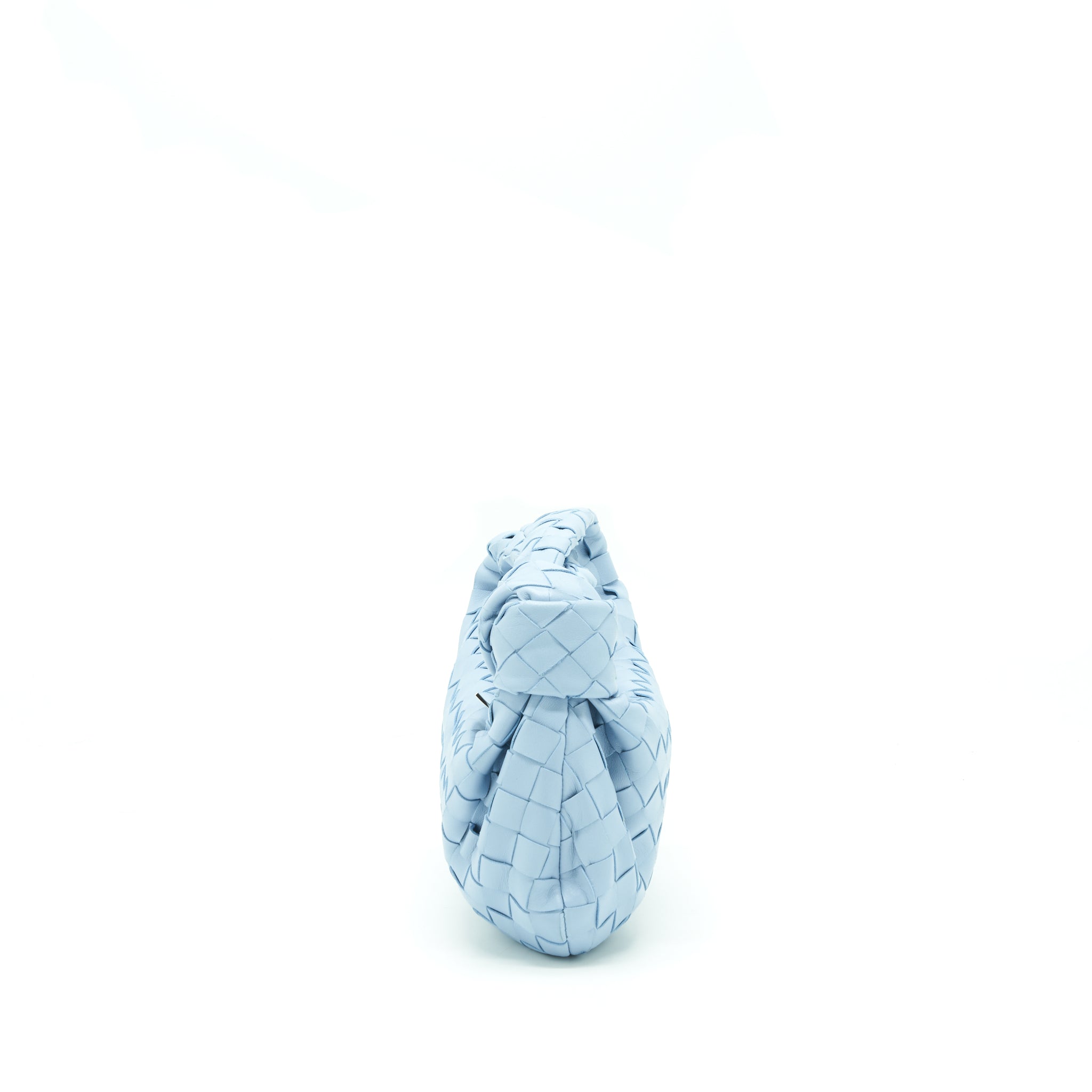 BOTTEGA VENETA MINI JODIE BAG LIGHT BLUE SHW