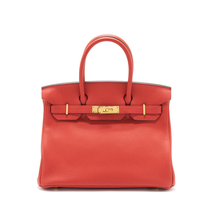 HERMES BIRKIN 30 TOGO D5 GERANIUM GHW