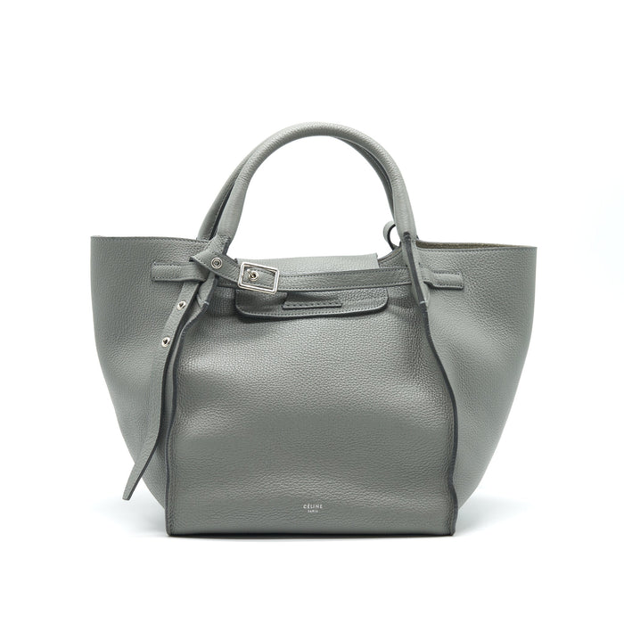 CELINE SMALL BIG BAG WITH LONG STRAP GREY