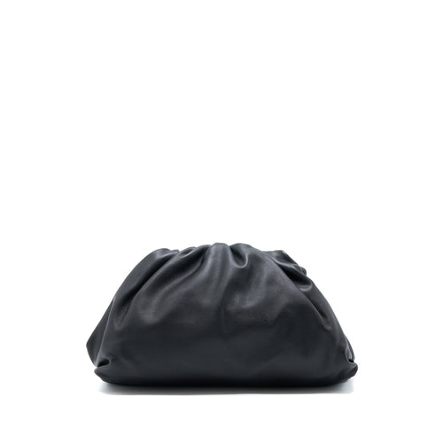 BOTTEGA VENETA TEEN POUCH CALFSKIN BLACK