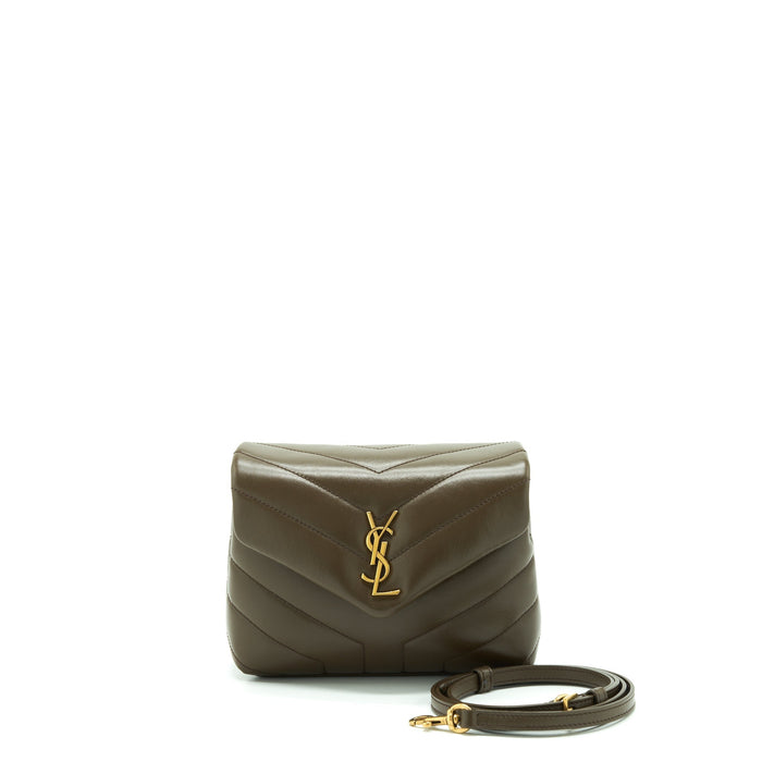 SAINT LAURENT/ YSL LOU LOU BAG BROWN GHW