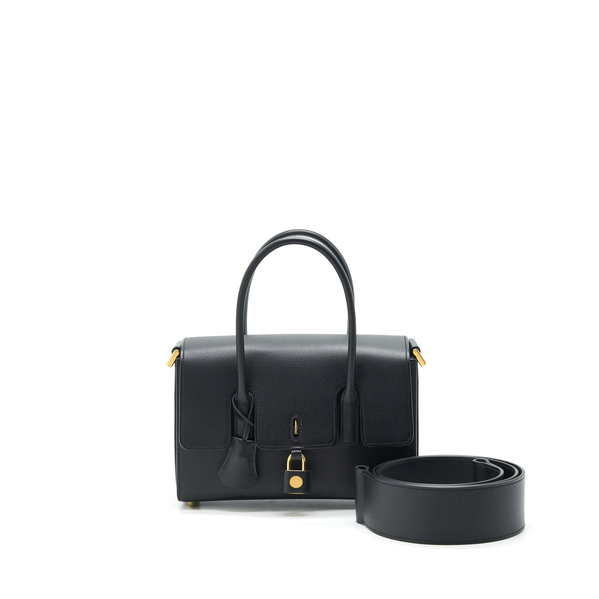 HERMES NEW DRAG 22 BAG BLACK GHW