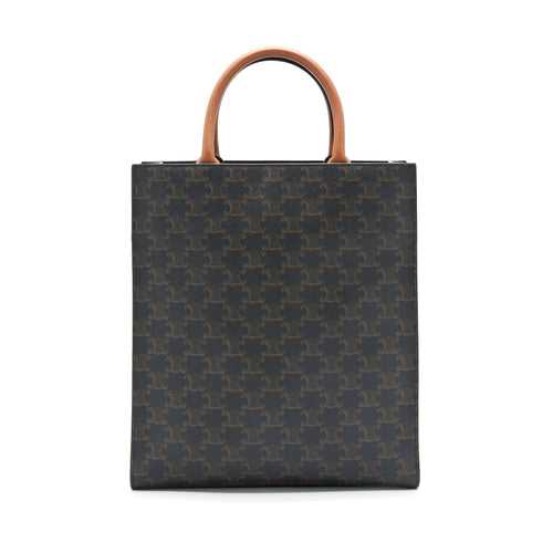CELINE SMALL VERTICAL CABAS IN TRIOMPHE CANVAS