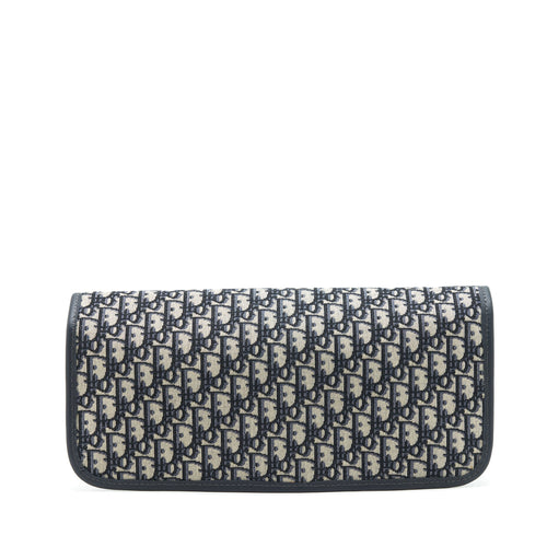 DIOR FOLDER CLUTCH OBLIQUE CANVAS