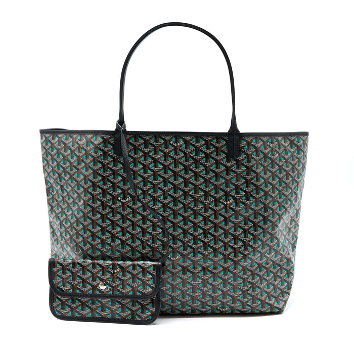 GOYARD SAINT LOUIS TOTE GM TURQUOISE BLUE