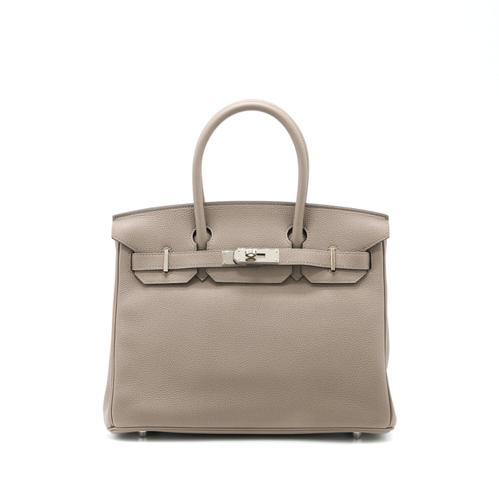 HERMES BIRKIN 30 TOGO M8 GRIS ASPHALT SHW