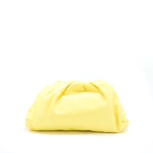 BOTTEGA VENETA CLUTCH CALFSKIN YELLOW