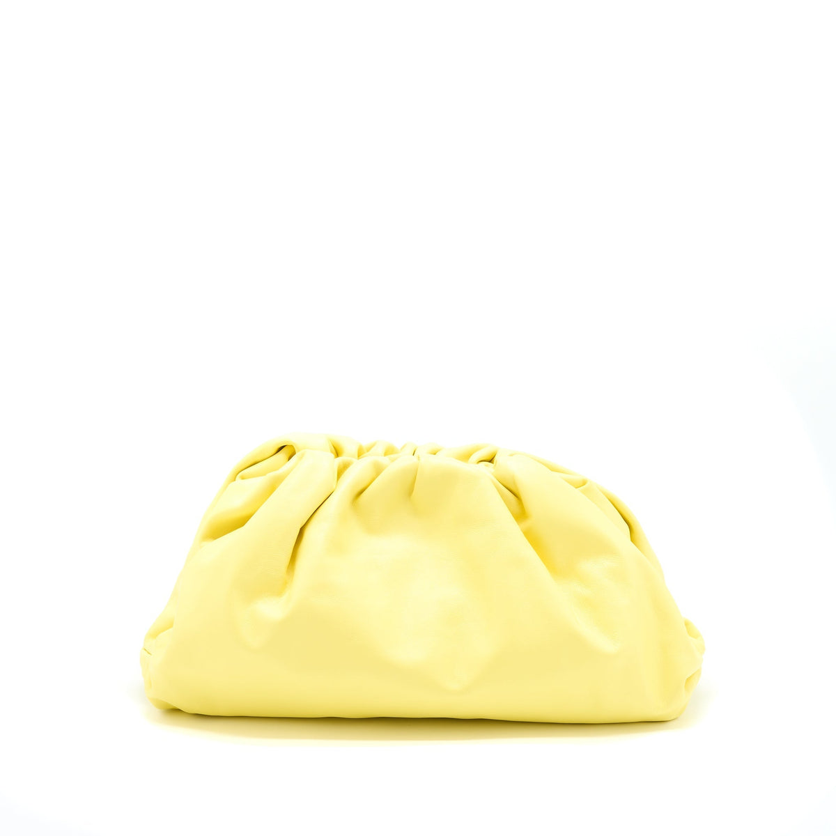 BOTTEGA VENETA CLUTCH CALFSKIN YELLOW