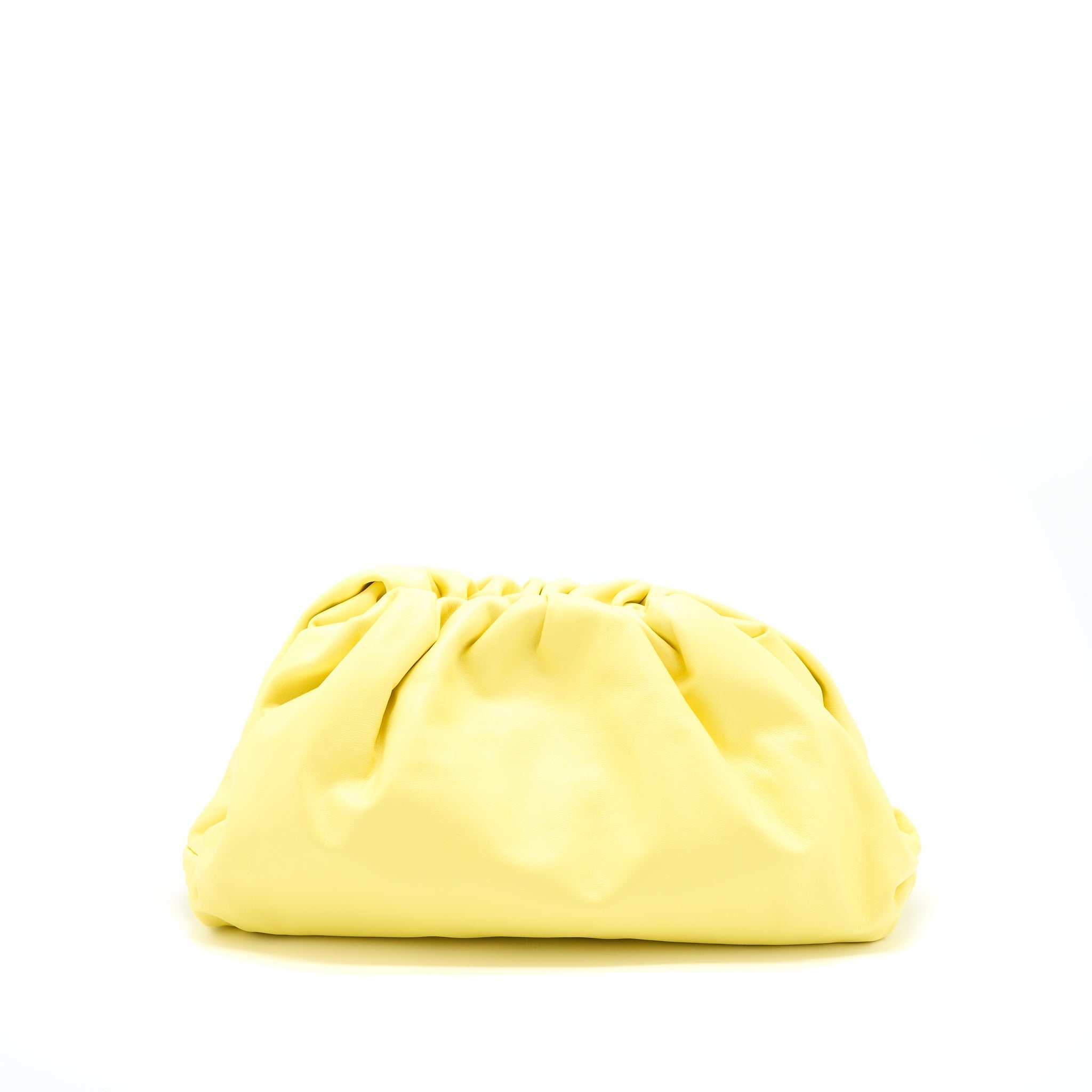 BOTTEGA VENETA CLUTCH CALFSKIN YELLOW