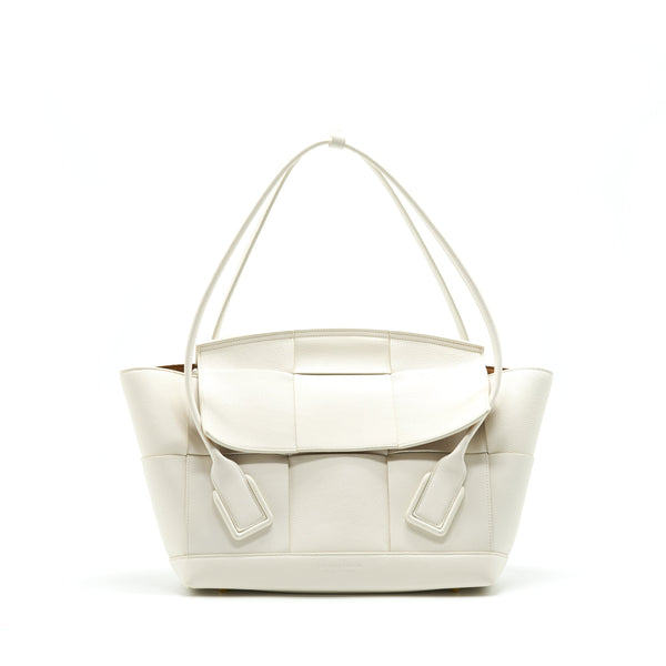 BOTTEGA VENETA  MEDIUM ARCO BAG WHITE