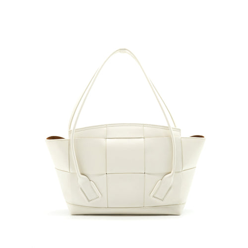 BOTTEGA VENETA  MEDIUM ARCO BAG WHITE