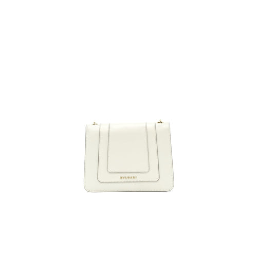 BVLGARI SERPENTI FOREVER CROSSBODY BAG WHITE