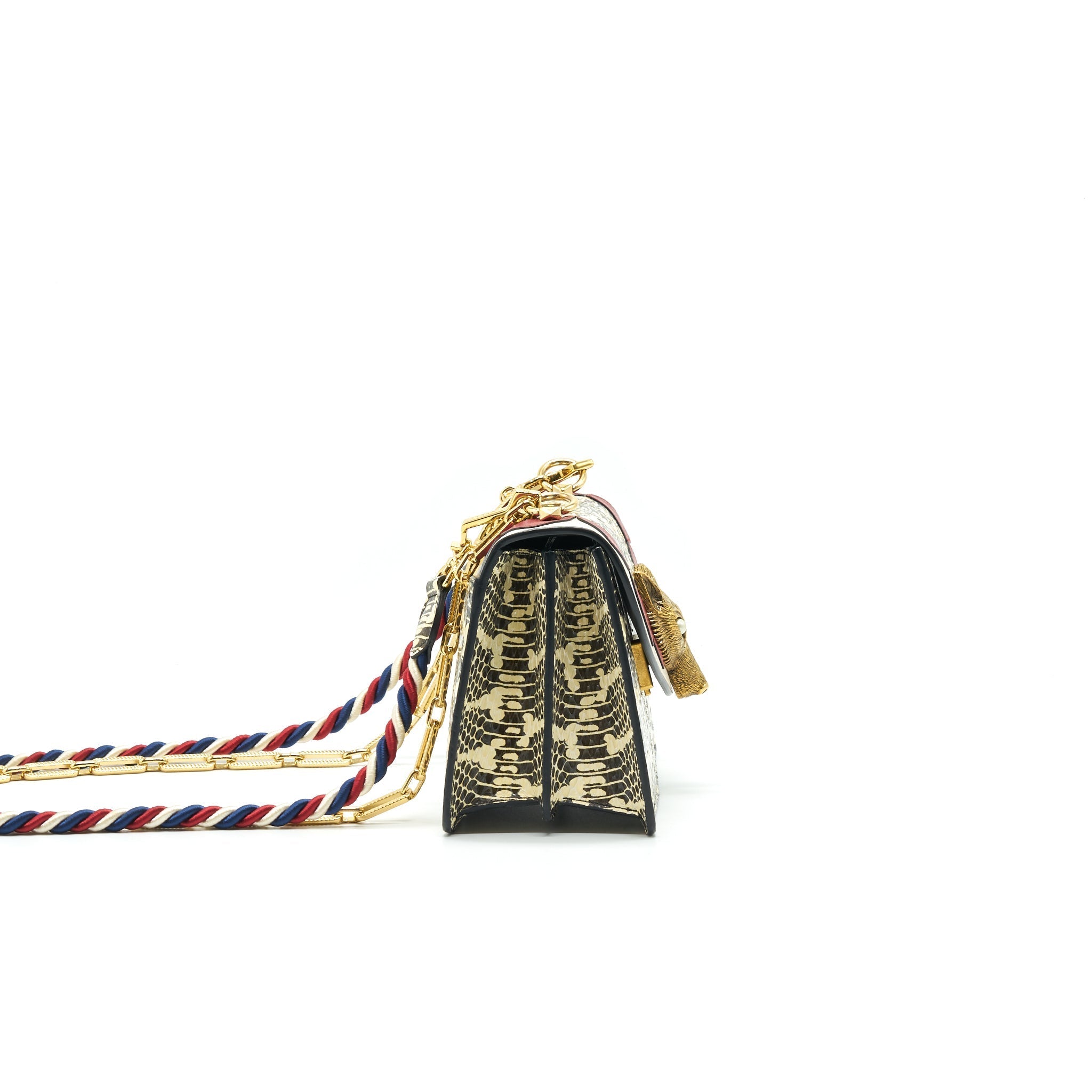 GUCCI FOX FLAP PYTHON BAG LIMITED