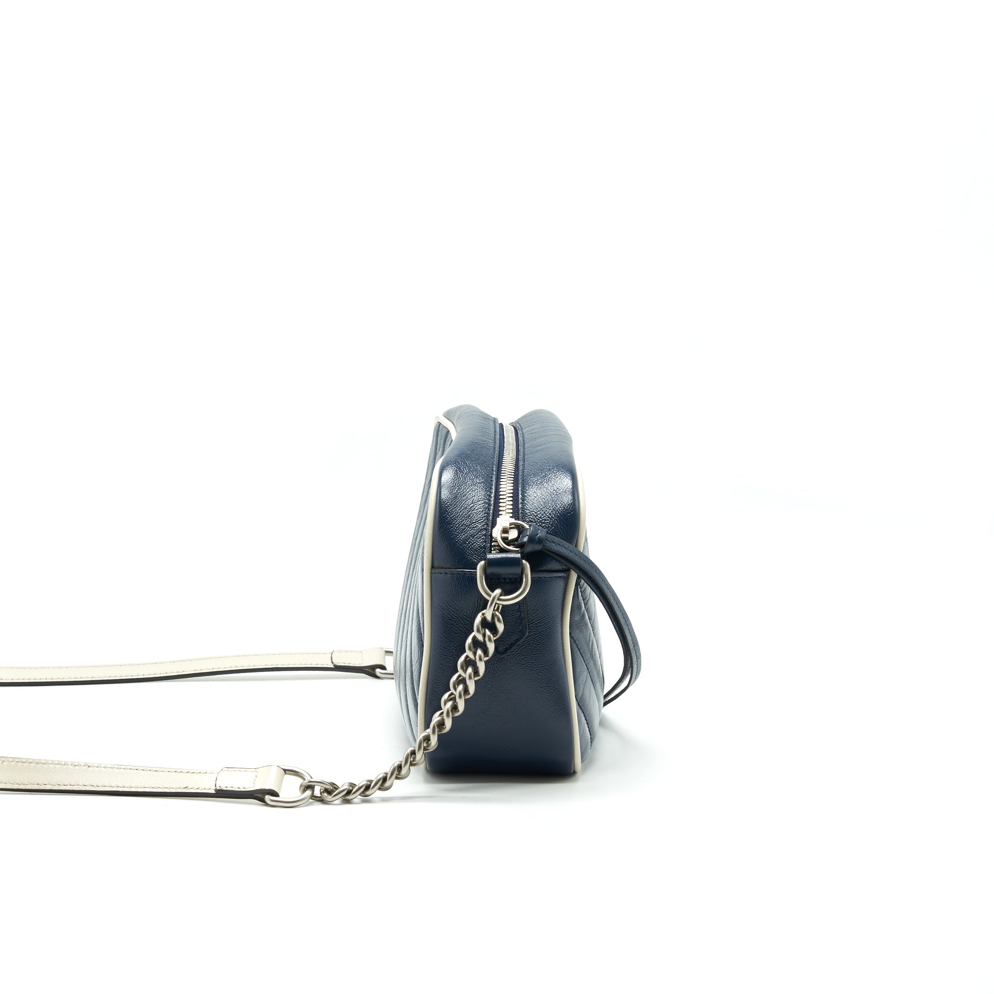 GUCCI SMALL GG MARMONT BAG NAVY