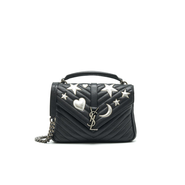 SAINT LAURENT / YSL CHEVRON MONOGRAM BAG LIMITED EDITION