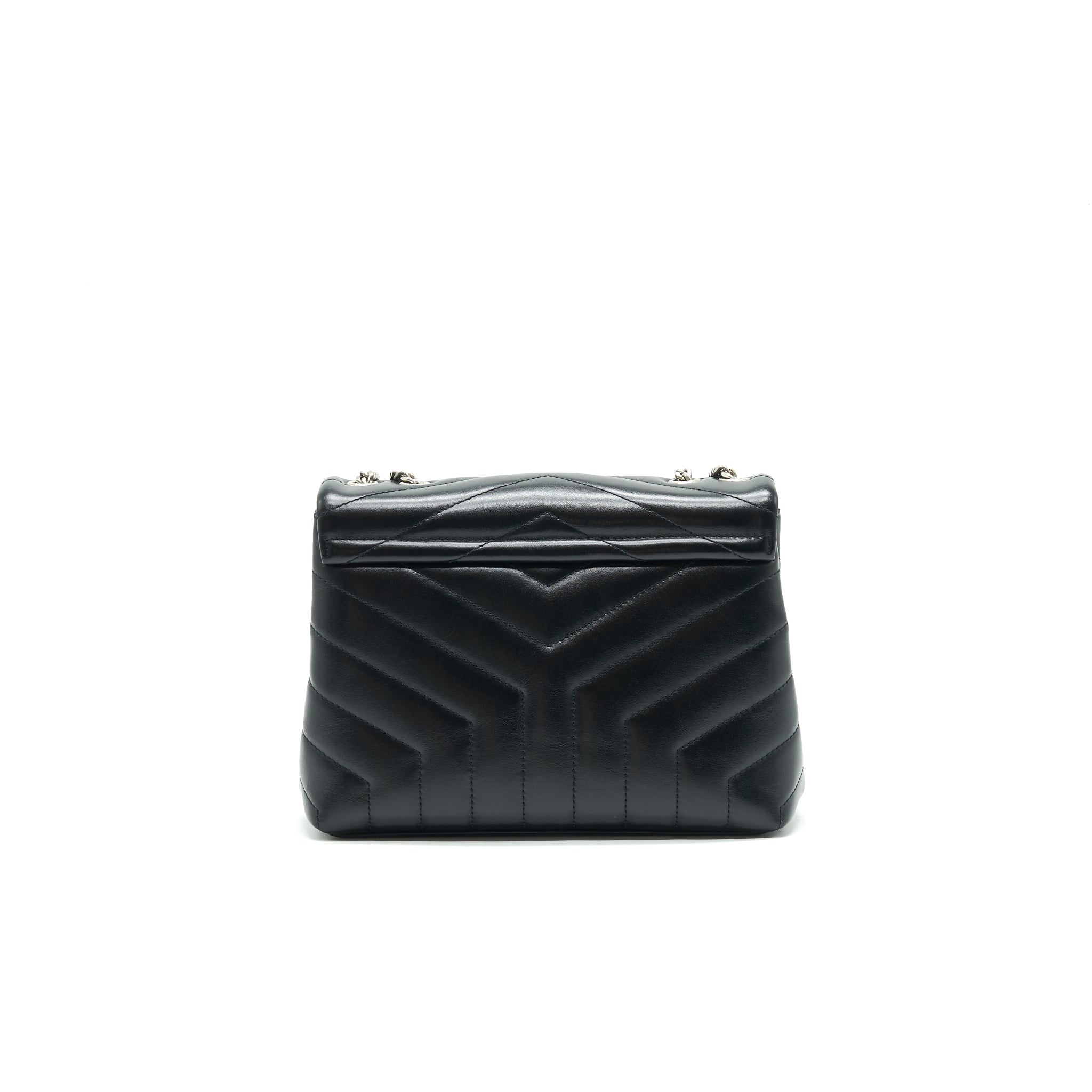 SAINT LAURENT SMALL LOULOU BAG BLACK SHW