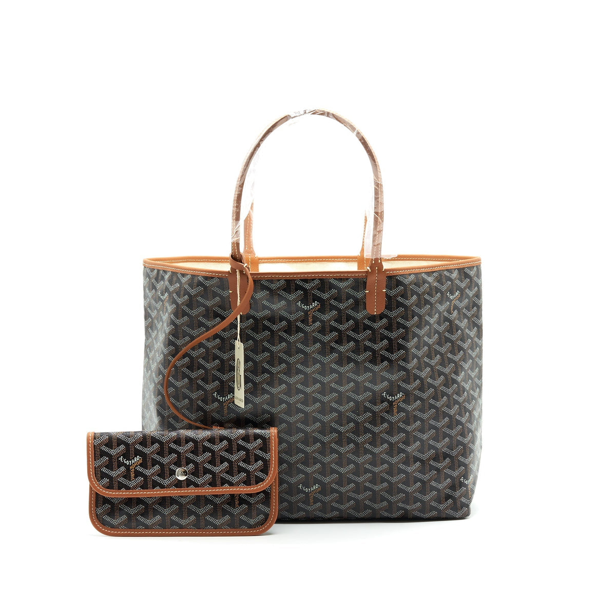 GOYARD SAINT LOUIS TOTE PM BROWN