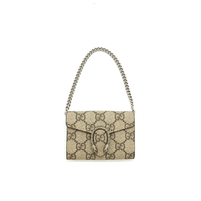 GUCCI DIONYSUS CARD HOLDER WITH CHAIN