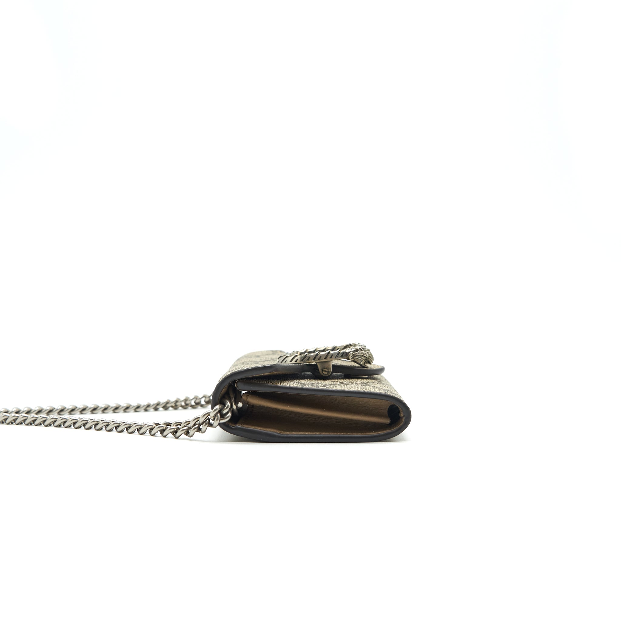 GUCCI DIONYSUS CARD HOLDER WITH CHAIN
