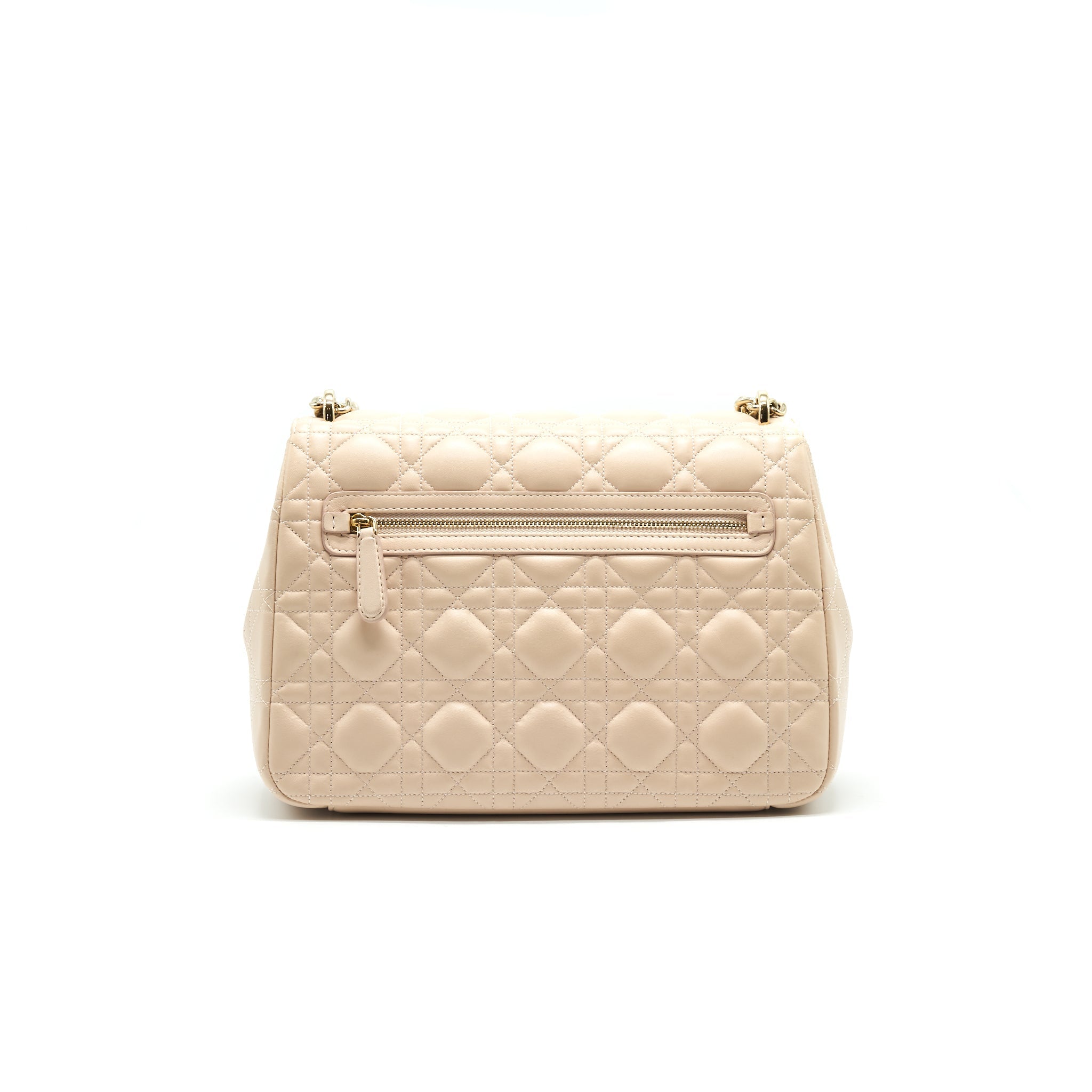 DIOR MISS DIOR MEDIUM FLAP BAG LIGHT PINK WITH LGHW