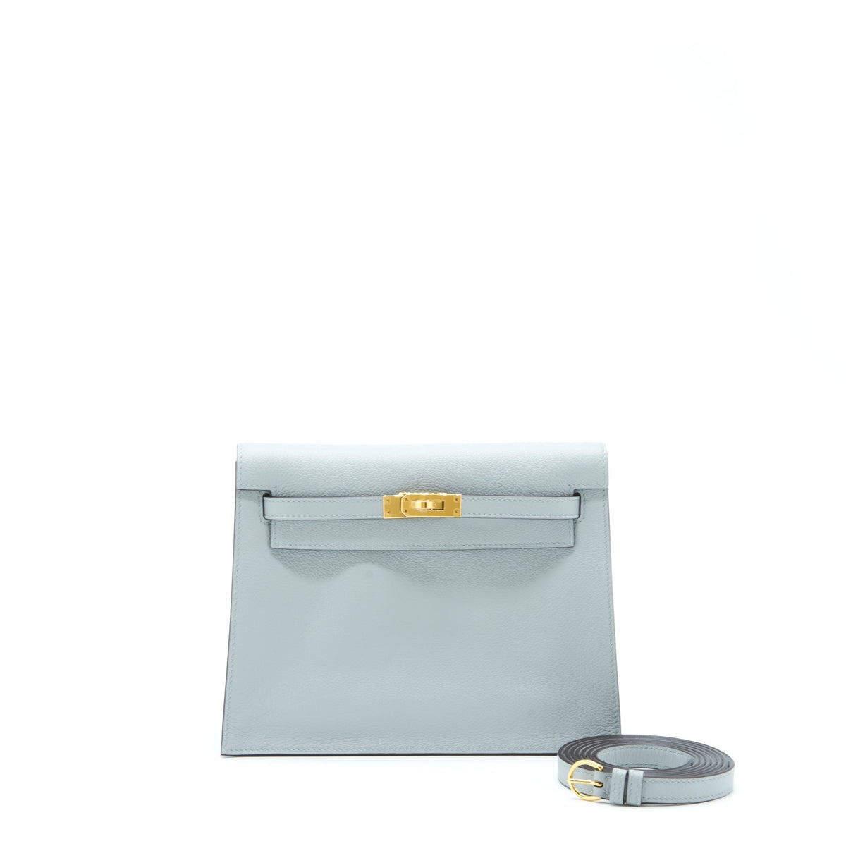 HERMES KELLY DANSE EVERCOLOR 8U BLUE GLACIER GHW