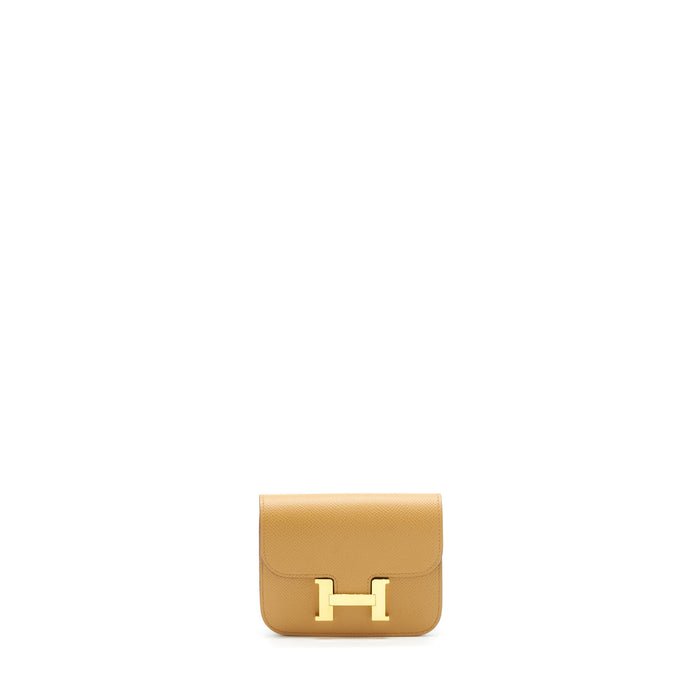 HERMES CONSTANCE SLIM EPSOM 4B BISCUIT GHW