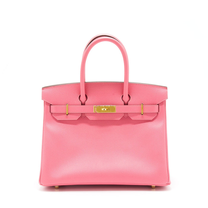 HERMES BIRKIN 30 EPSOM 8W ROSE AZALEE GHW